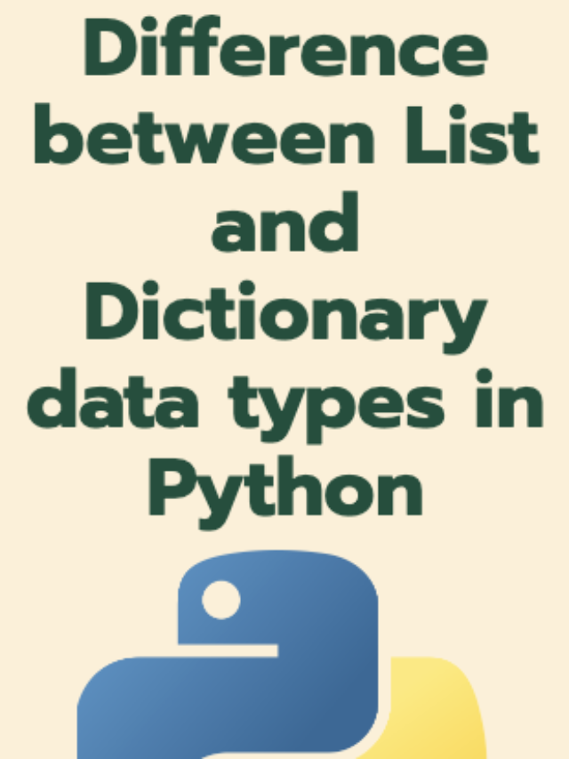 What is the difference between List and Dictionary data types in Python?